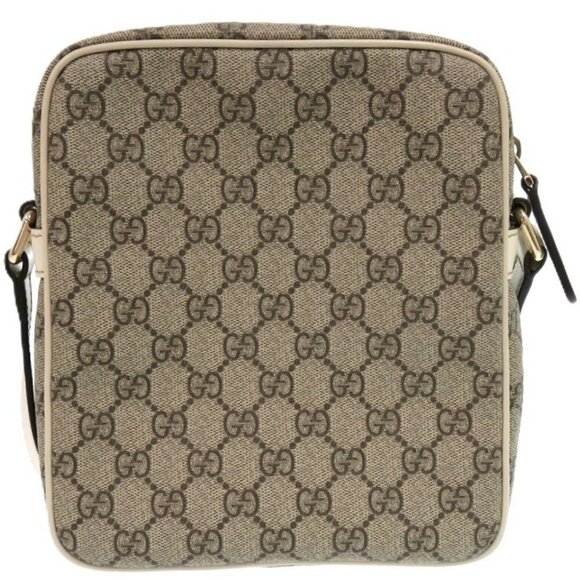 GUCCI Authentic Brown Canvas Shoulder Bag - Picture 3 of 10